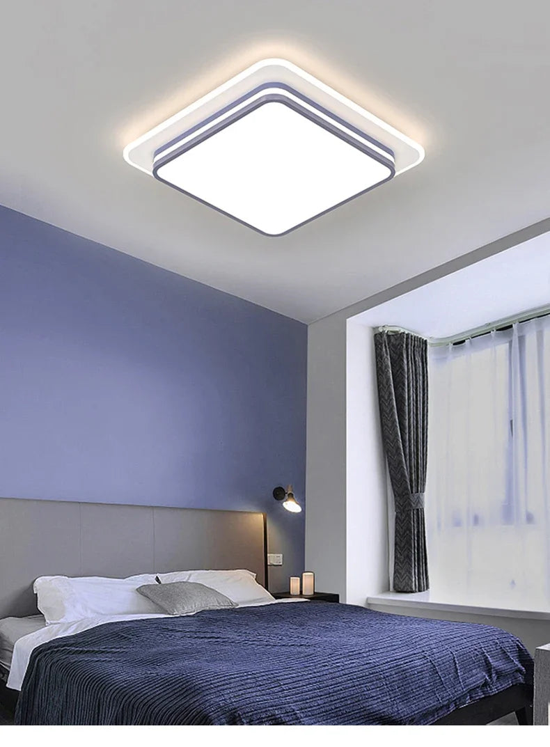 Modern Led Ceiling Lamp Shell Dimmable Aluminium for Living Dining Table Room Bedroom Ceiling Chandelier Art Minimalist Fixture