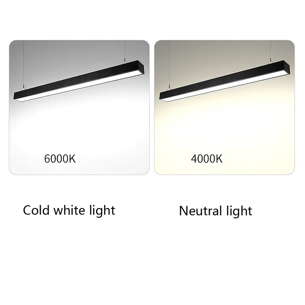18W 24W 36W 48W Strip Ceiling Led  Lamps Room Lights Lighting Fixture Ultrathin For Living  Kitchen
