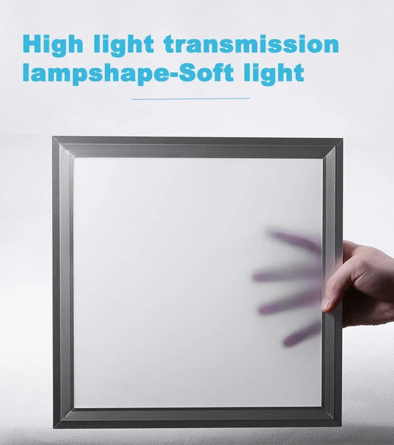 60cm Panel Led Ceiling Lights 70W Ultra-thin Led Panel Lamp for Home Decor Bedroom Indoor Lighting Square Ceiling Lamp Office