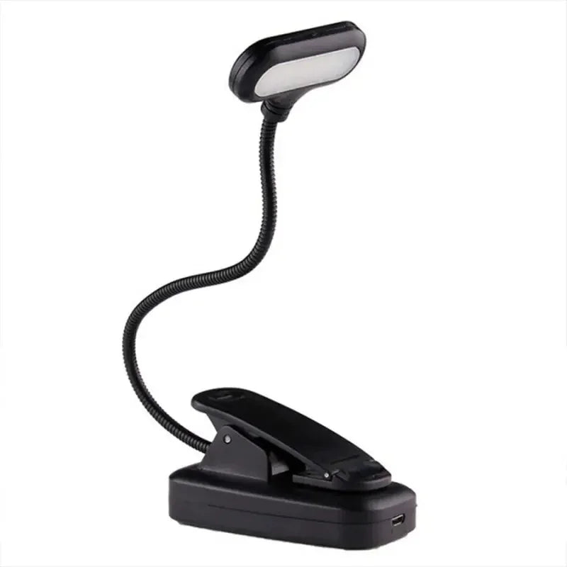 Mini Portable LED Book Light Eye Protection Reading Lamp Flexible Adjustable Direction Battery Learning Desk Lamp Bedroom Light