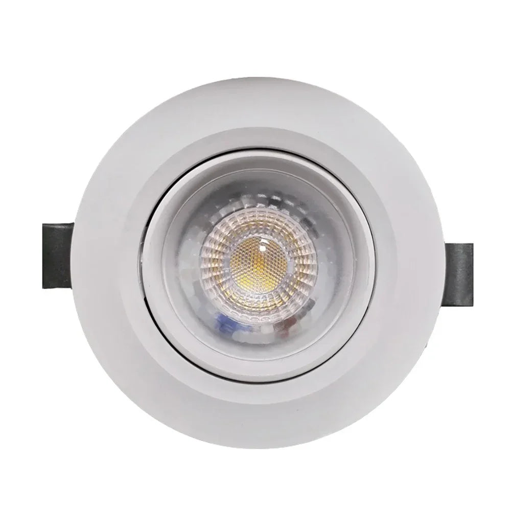 LED Recessed Downlight AC 200-240V 5W Spotlight Indoor Lighting Bedroom Living Room Corridor White Light Round Ceiling Lights