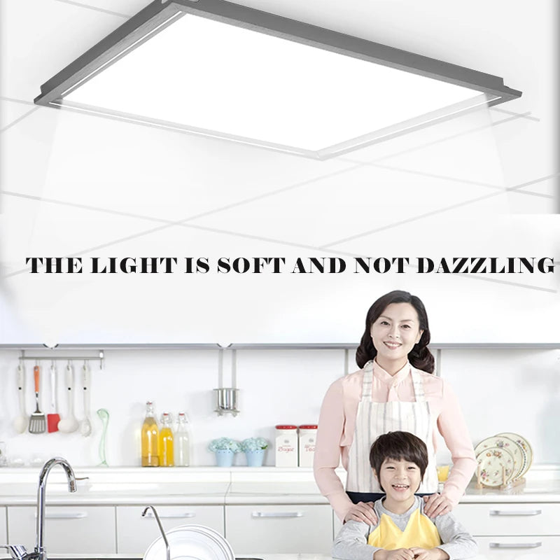 60cm Panel Led Ceiling Lights 70W Ultra-thin Led Panel Lamp for Home Decor Bedroom Indoor Lighting Square Ceiling Lamp Office