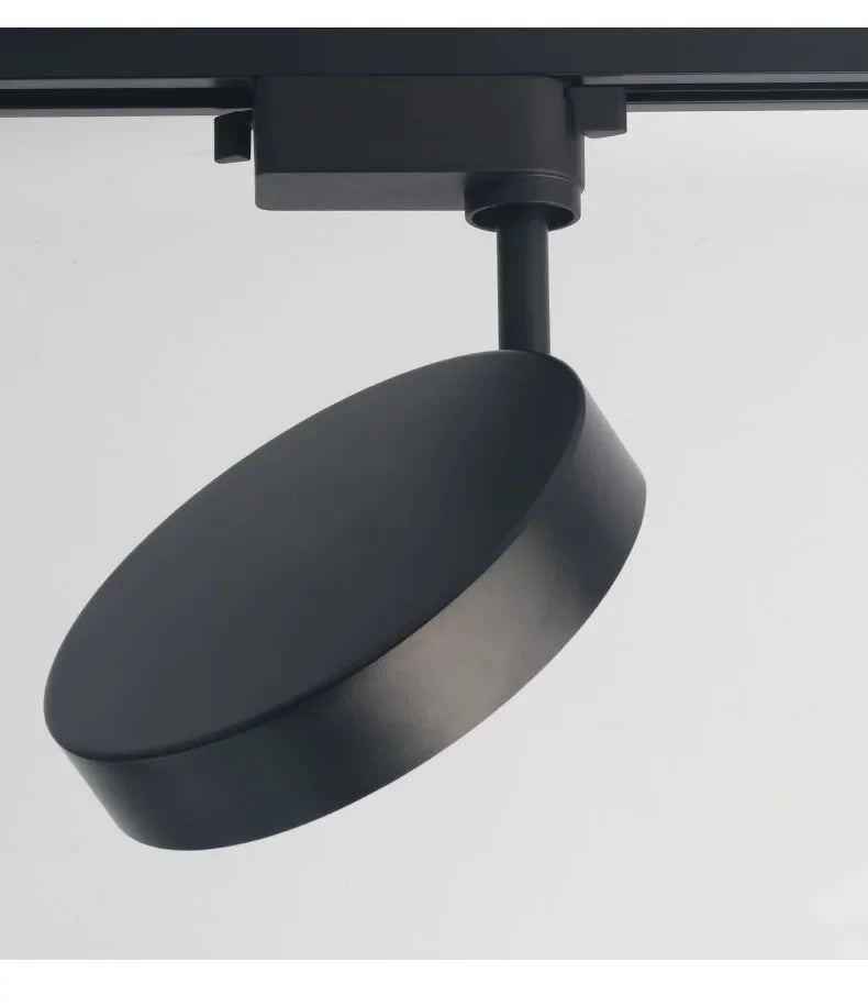 2 Wires Set LED Track Light AC220V-240V 12w 18W 24W Black Aluminum Track Lighting Rail Spot Led For Home Kitchen Clothing Shop