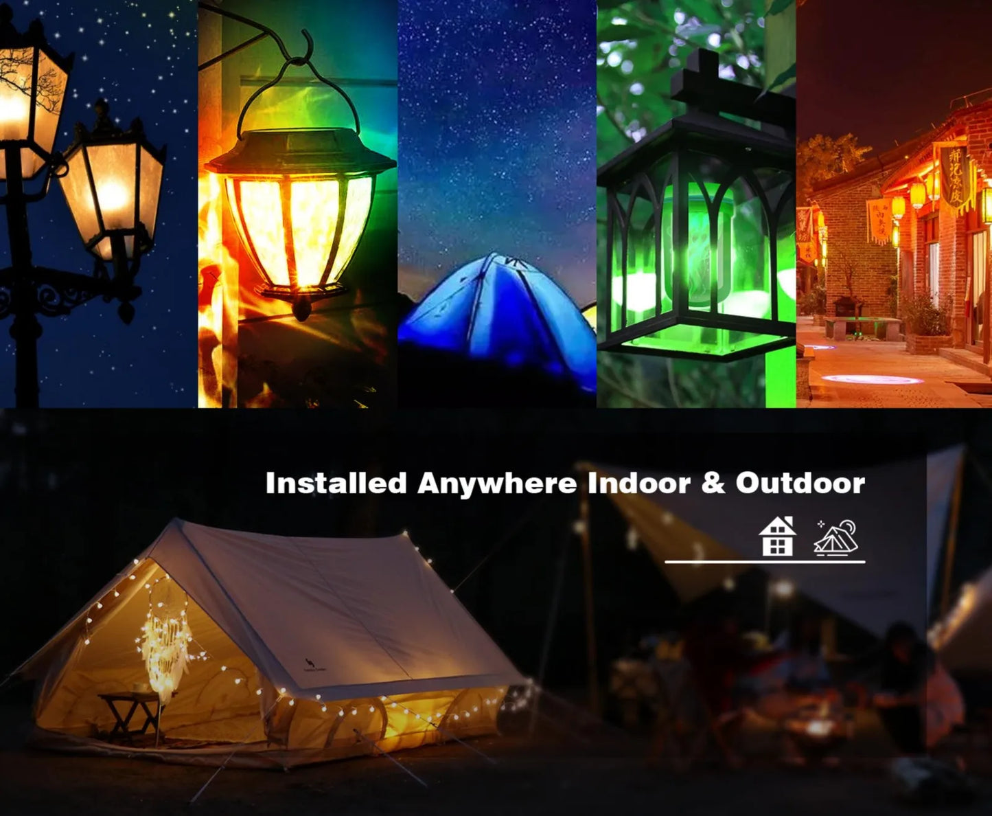 E27 E14 LED Dynamic flame effect light 12W bulbs Multiple mode Creative corn lamp Decorative lightFor bar hotel restaurant party