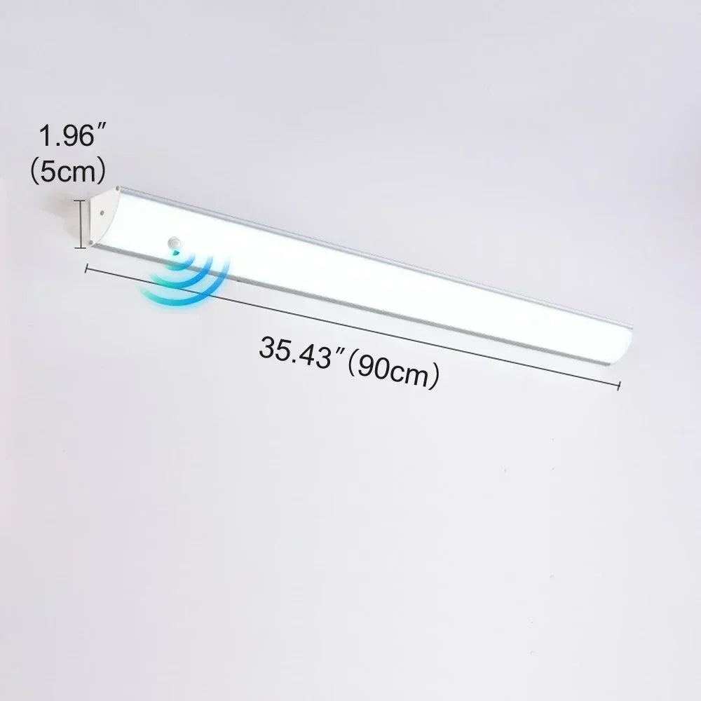 Minimalist Long Strip Outdoor Wall Lamp Exterior Wall Waterproof Modern LED Lighting Garden Villa Balcony Wall Washer  Dimmable