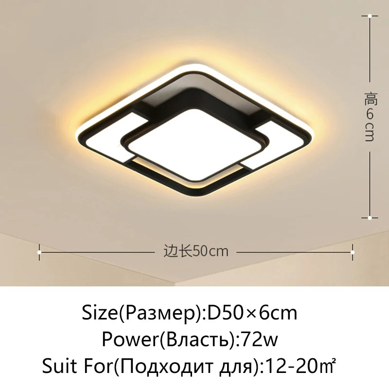 Modern Led Ceiling Lamp Is Suitable For Living Room Dining Room Kitchen Balcony Room Decoration Ceiling Chandelier