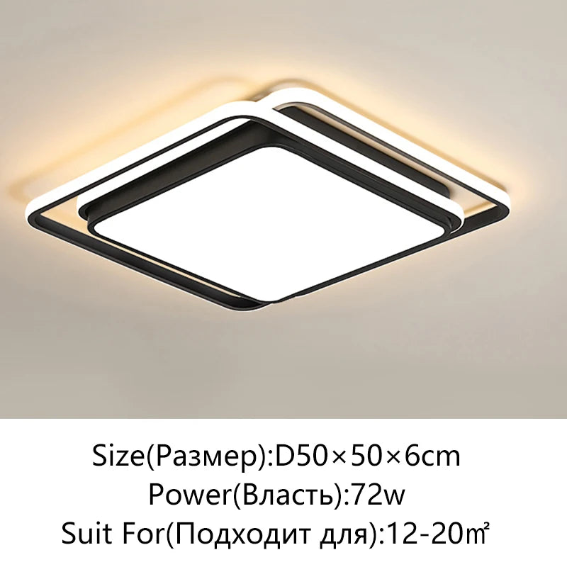 Modern Led Ceiling Lamp Is Suitable For Living Room Dining Room Kitchen Balcony Room Decoration Ceiling Chandelier