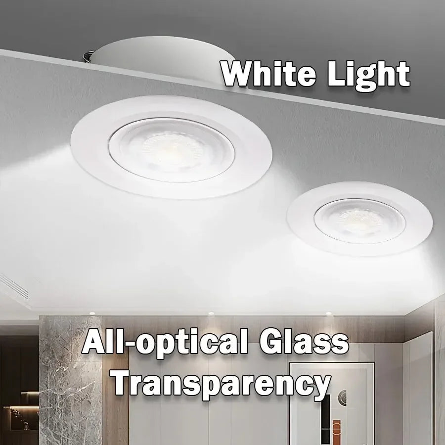 LED Recessed Downlight AC 200-240V 5W Spotlight Indoor Lighting Bedroom Living Room Corridor White Light Round Ceiling Lights