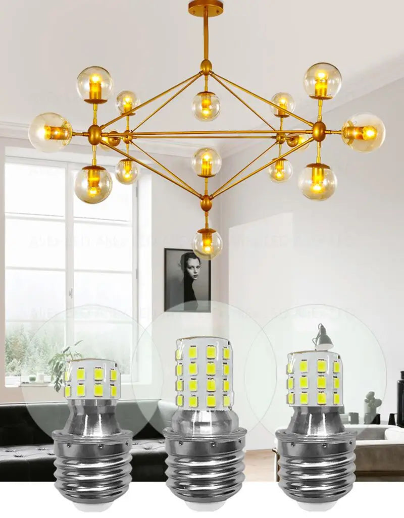 2PCS LED Bulb Lamp E27 AC220V Light Bulb Magic Beans G45 7W 9W 12W High Brightness Lampada Bombilla Spotlight Pendant Table Lamp