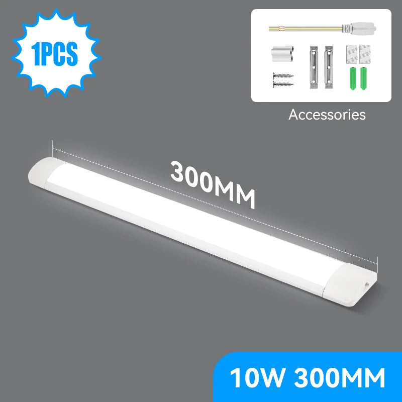 Led Tube Light 85-265v 10W 20W Led Bar Lamp 30/50CM Tube Ceiling Wall Lamps Home Indoor Lighting Fixture For Kitchen Bedroom