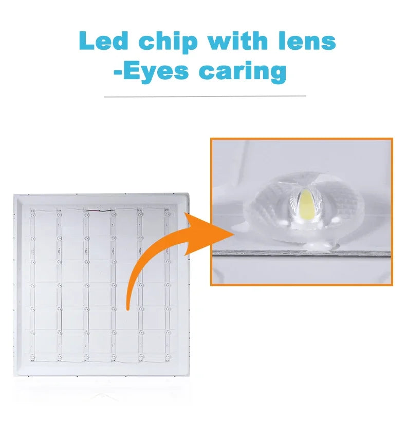 60cm Panel Led Ceiling Lights 70W Ultra-thin Led Panel Lamp for Home Decor Bedroom Indoor Lighting Square Ceiling Lamp Office