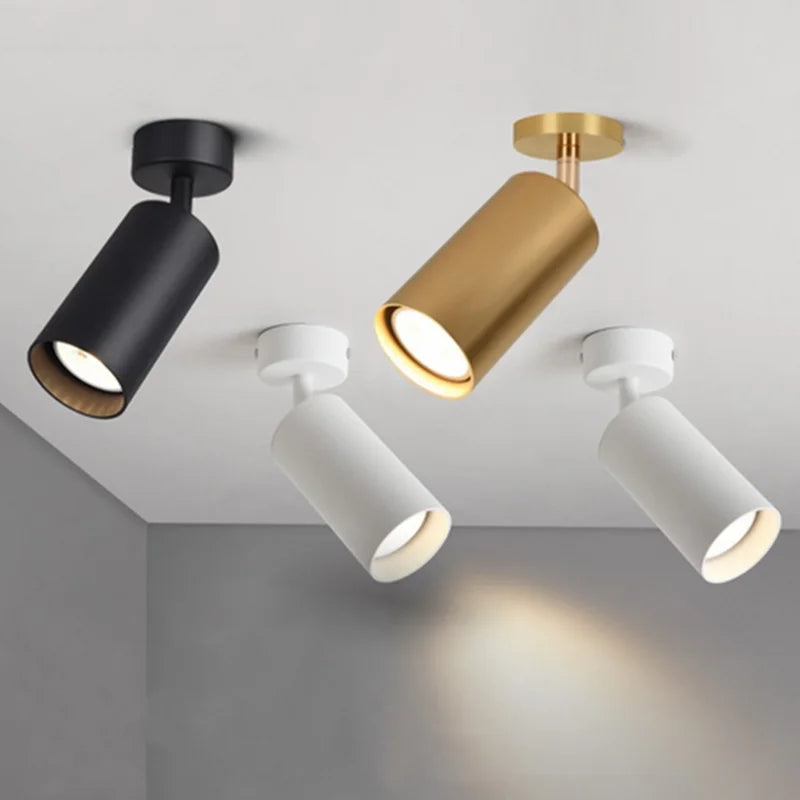 Dimmable LED downlight spot light 7w9W 12W Image wall retro wall lamp AC90V-260V ceiling lamp GU10 Indoor replaceable bulb