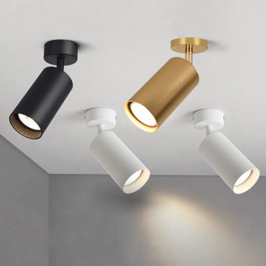 Dimmable LED downlight spot light 7w9W 12W Image wall retro wall lamp AC90V-260V ceiling lamp GU10 Indoor replaceable bulb