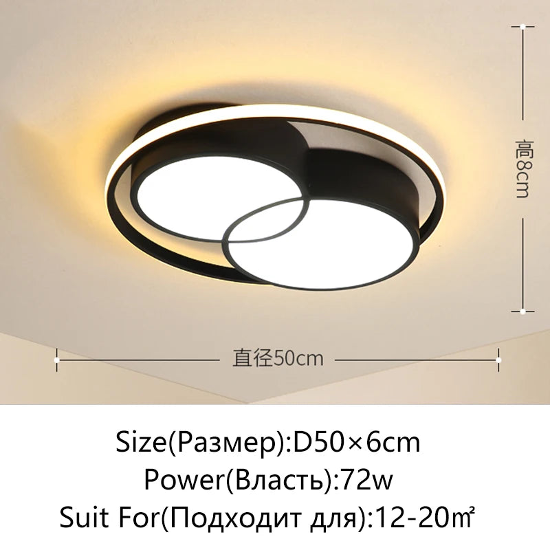 Modern Led Ceiling Lamp Is Suitable For Living Room Dining Room Kitchen Balcony Room Decoration Ceiling Chandelier