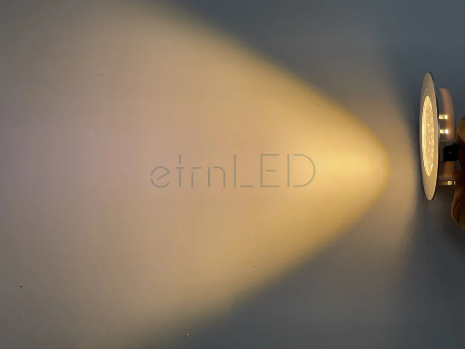etrnLED Ceiling Led Spot Light Round Mini Focus 12V Ultra Thin Dimmable Built In Lamps Indoor Home Showcase Cabinet Downlight