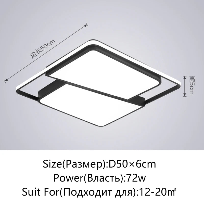 Modern Led Ceiling Lamp Is Suitable For Living Room Dining Room Kitchen Balcony Room Decoration Ceiling Chandelier