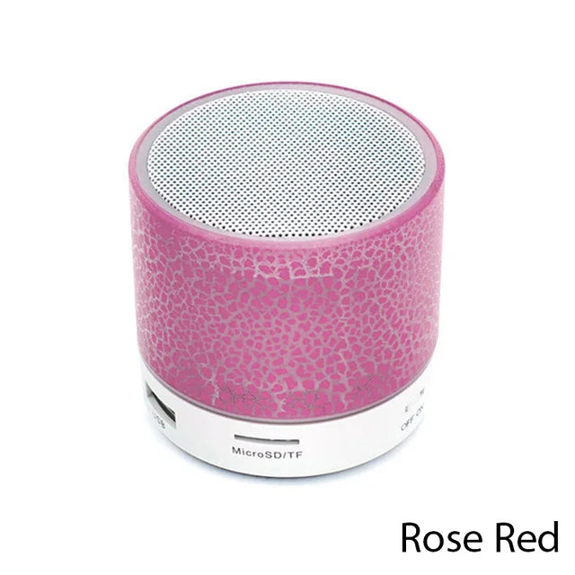 LED Light Crack Wirless Bluetooth Speaker Outdoor Sound Box Small Protable Speaker for All Smartphones MP3 Music Sound Column