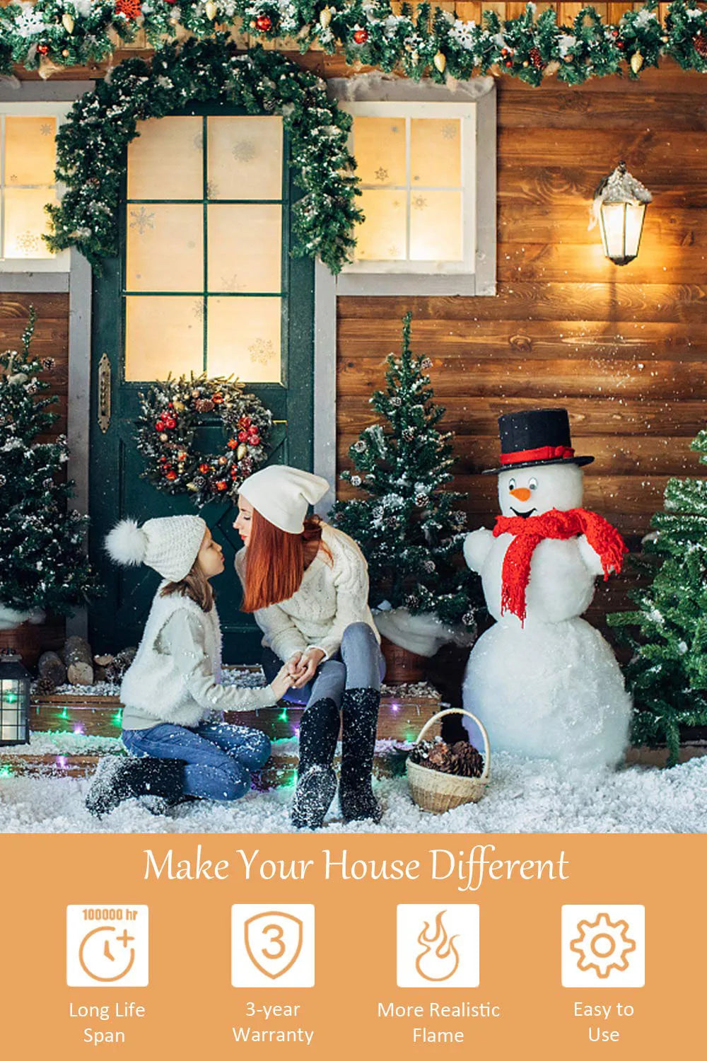 E27 E14 LED Dynamic flame effect light 12W bulbs Multiple mode Creative corn lamp Decorative lightFor bar hotel restaurant party