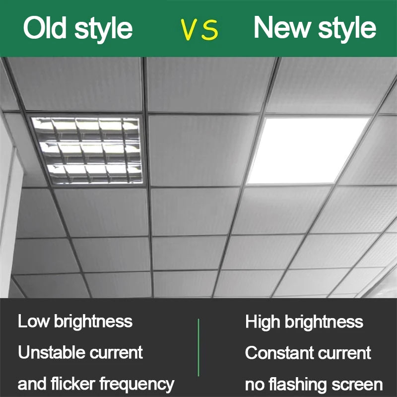 60cm Panel Led Ceiling Lights 70W Ultra-thin Led Panel Lamp for Home Decor Bedroom Indoor Lighting Square Ceiling Lamp Office