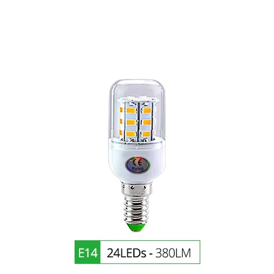 E27 LED Lamp E14 LED SMD 5730 220V Corn Light Bulbs 24 36 56 72LEDs Lamparas LED Chandelie For Home Decoration Ampoule Led Light