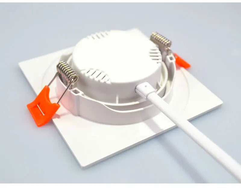 Ultrathin Led Downlight 7W 9W 12W 5W 3W 220V 110V Recessed Ceiling Light Round Square Panel Down Light Spotlight indoor Lighting