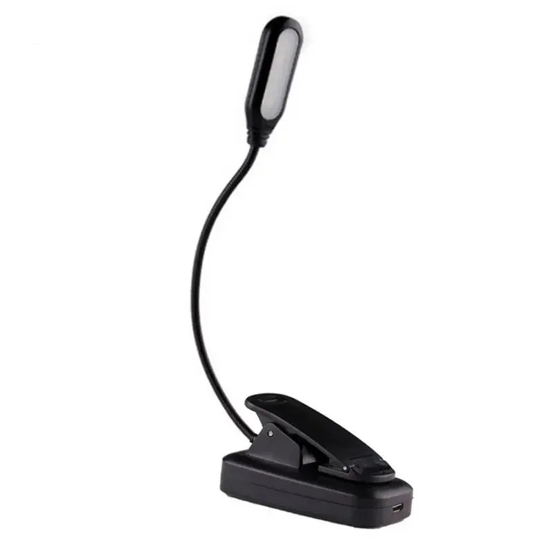 Mini Portable LED Book Light Eye Protection Reading Lamp Flexible Adjustable Direction Battery Learning Desk Lamp Bedroom Light