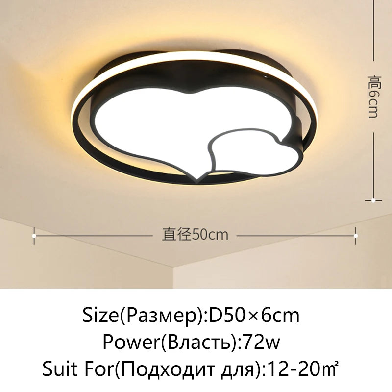 Modern Led Ceiling Lamp Is Suitable For Living Room Dining Room Kitchen Balcony Room Decoration Ceiling Chandelier