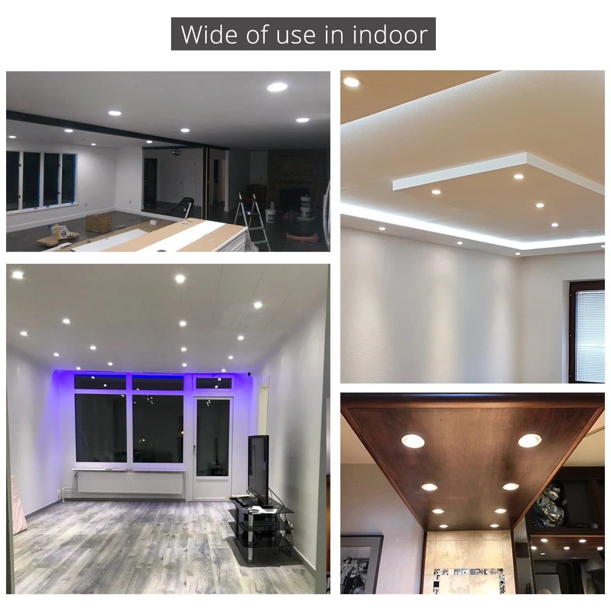 COB Spot LED Light Cut Hole 70mm 90mm Reccesed Downlight Middle Szie For Home Celing 20 square meters suggest 10-15pcs