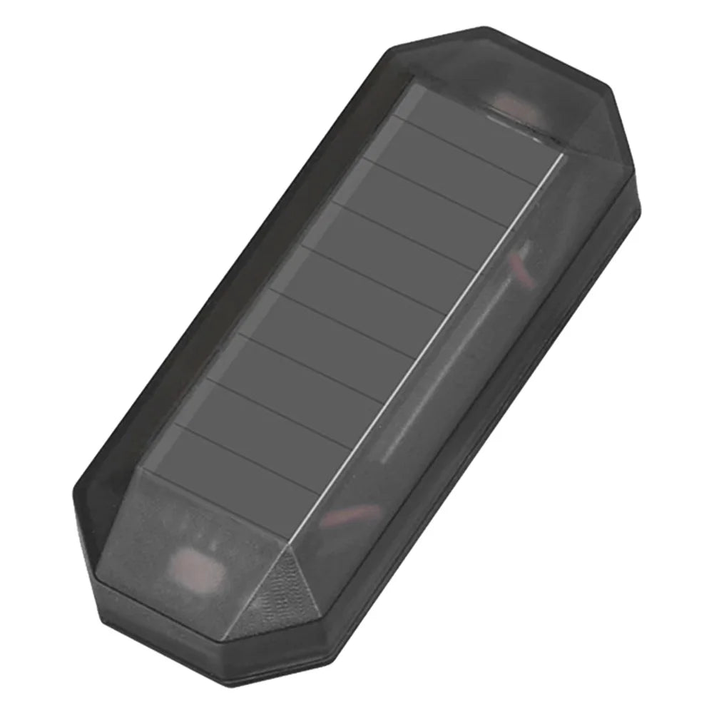 Mini LED Solar Power Car Warning Light Night Security Simulated Alarm Wireless Anti-Theft Caution Lamp Strobe Dummy Alarm Lamp