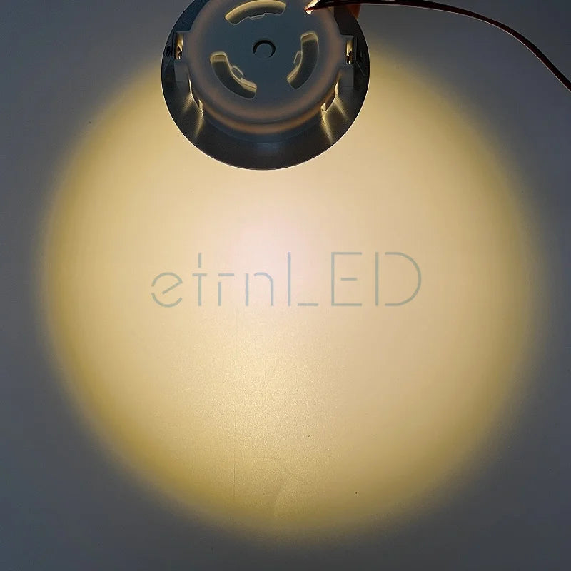 etrnLED Ceiling Led Spot Light Round Mini Focus 12V Ultra Thin Dimmable Built In Lamps Indoor Home Showcase Cabinet Downlight