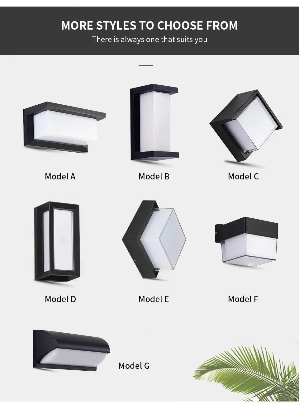LED Outdoor Wall Light PIR Motion Sensor Wall lamp AC110V 220V Waterproof Modern Indoor Home Balcony Porch Garden Decoration